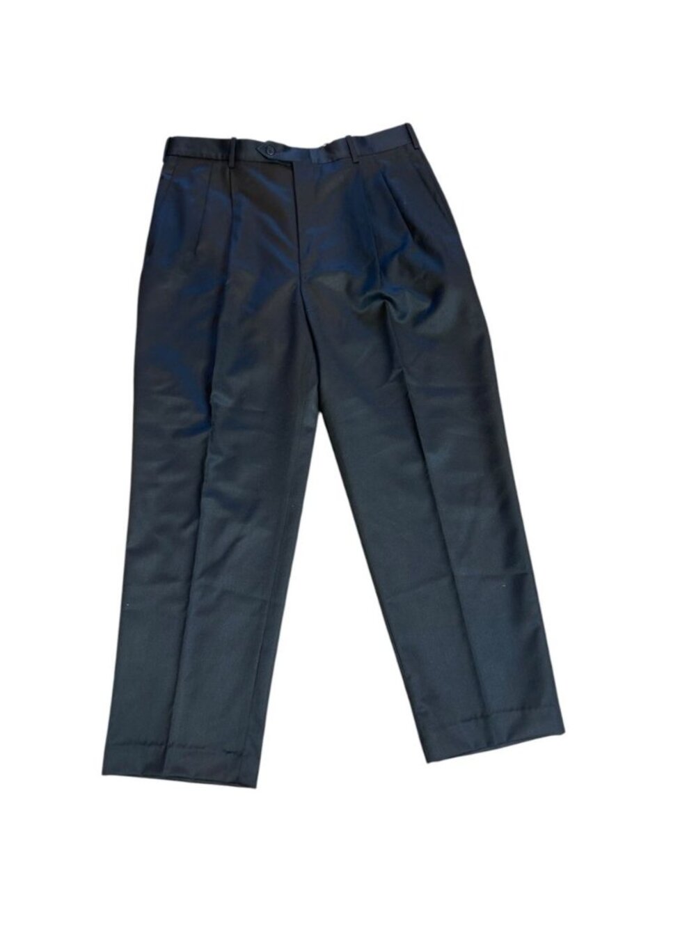 JB Britches Black Pleated Pants Slacks Winston 100% Wool NWT Size 36